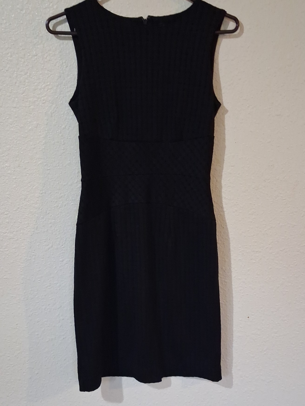 Banana Republic Sleek Black Sleeveless Mini Dress